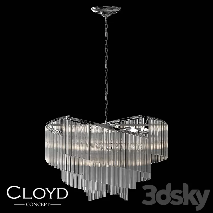 Chandelier Cloyd EVOLUTE C18 (art.10572) 3D Model Chandelier Cloyd EVOLUTE C18 (art.10572) 3D Model