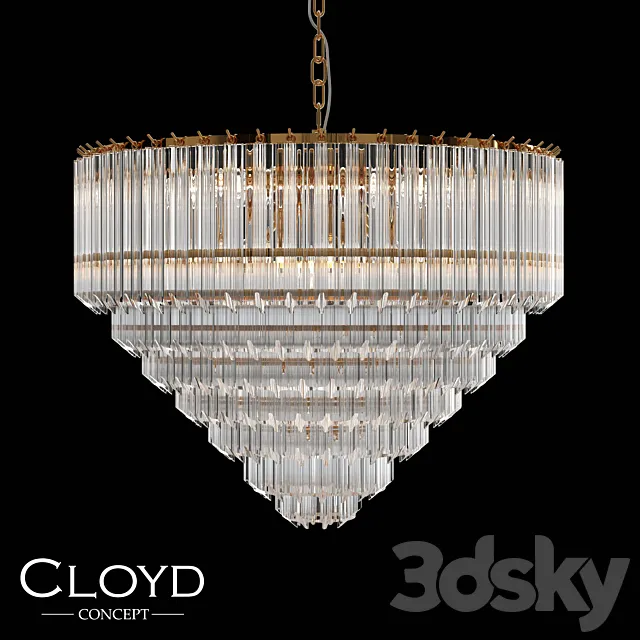 Chandelier Cloyd ORATORIA C12 (art.10309_10506) 3D Model Chandelier Cloyd ORATORIA C12 (art.10309_10506) 3D Model