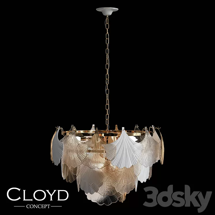 Chandelier Cloyd POLYNESIA C14 (art.10966) 3D Model Chandelier Cloyd POLYNESIA C14 (art.10966) 3D Model