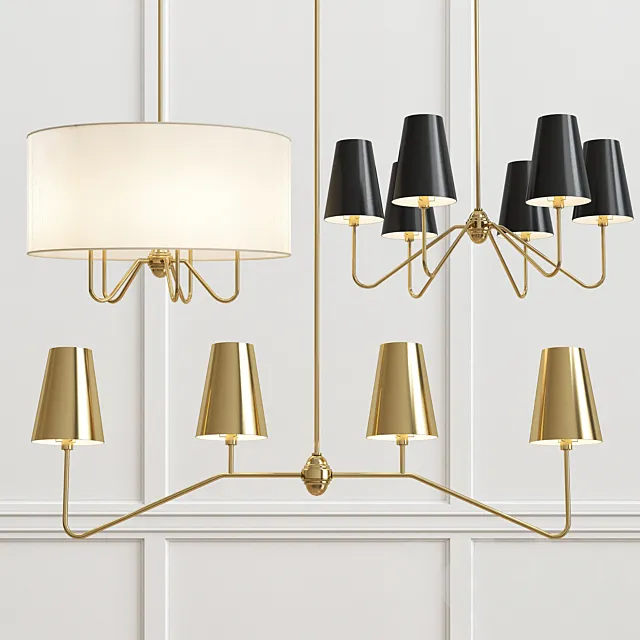 Chandelier collection 3D Model