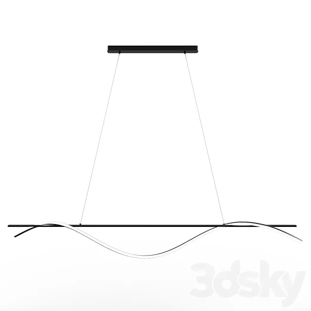 Chandelier Creem Led Lamp 3D Model