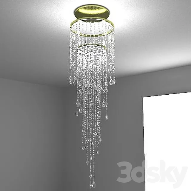 chandelier Crystal 3DModel chandelier Crystal 3DModel
