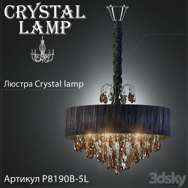 Chandelier Crystal Lamp P8190B-5L 3D Model Chandelier Crystal Lamp P8190B-5L 3D Model