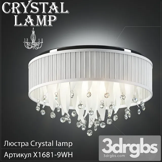 Chandelier Crystal Lamp X1681 9WH 3D Model Download