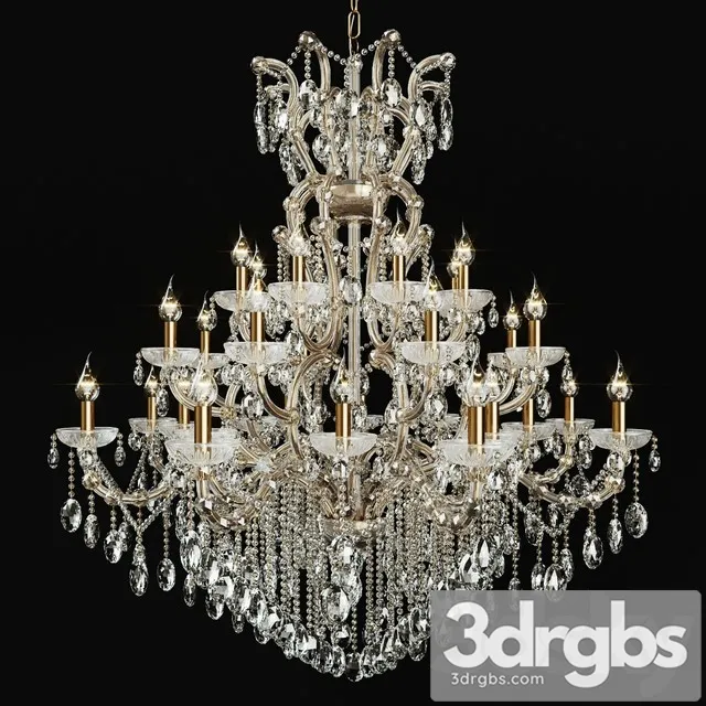 Chandelier Crystal Lux Hollywood SP16 3D Model Download