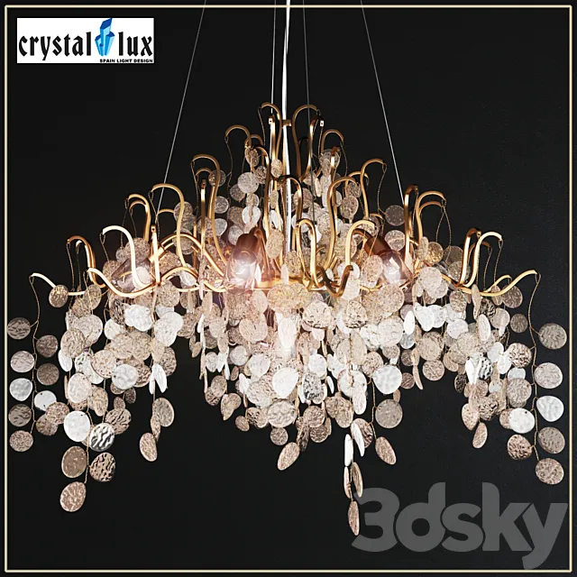 Chandelier Crystal Lux TENERIFE SP9 3D Model Chandelier Crystal Lux TENERIFE SP9 3D Model