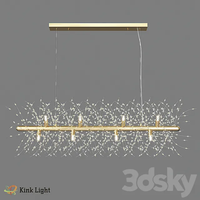Chandelier Dali gold 08455-12.33 OM 3DModel