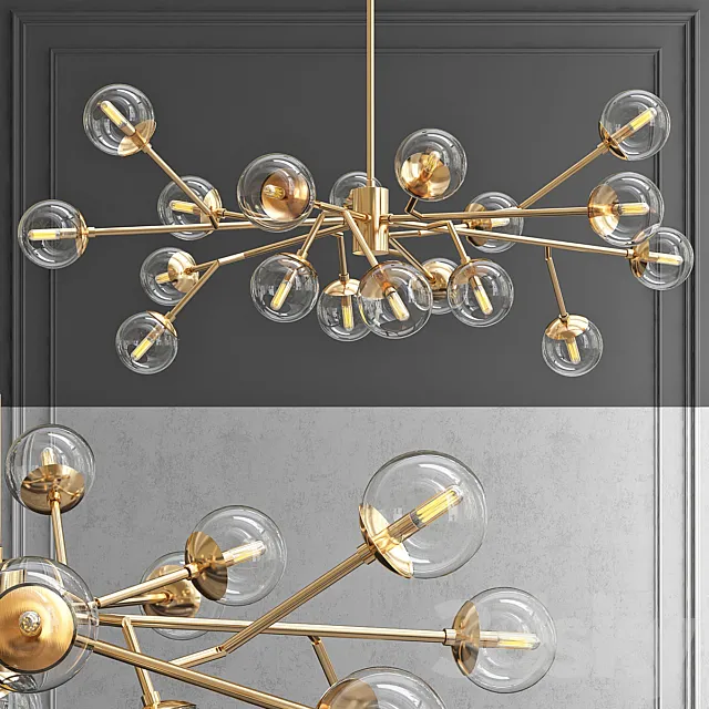 Chandelier Dallas Chandelier 3D Model Chandelier Dallas Chandelier 3D Model