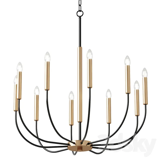 Chandelier Dantone Home Marcus 3D Model