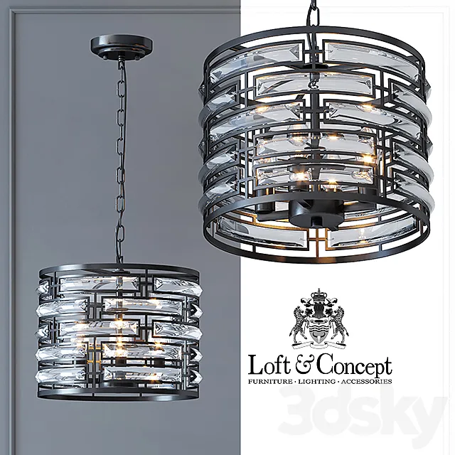 Chandelier Darkness Chandelier 30 3D Model