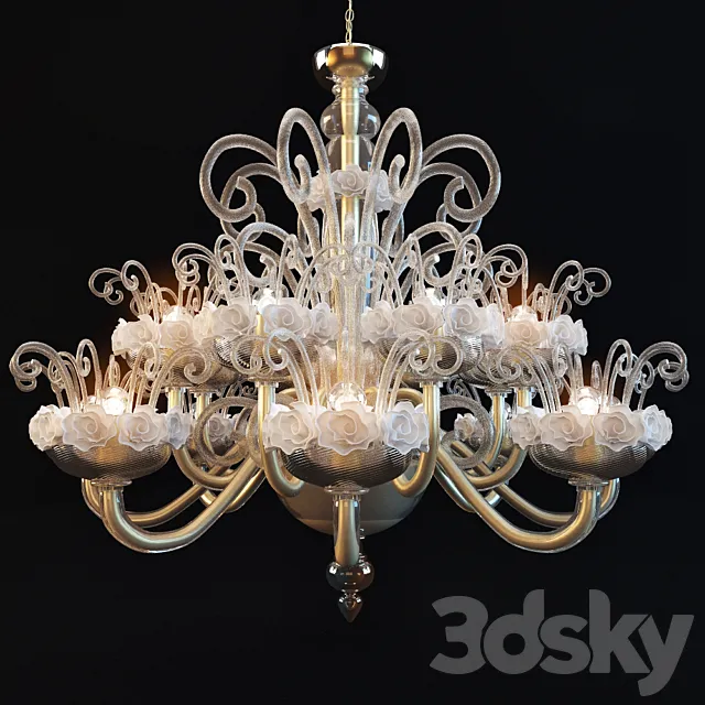 Chandelier De Majo Mademoiselle 3DModel Chandelier De Majo Mademoiselle 3DModel