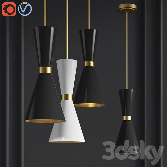 Chandelier Delightfull Cairo Pendant 3D Model