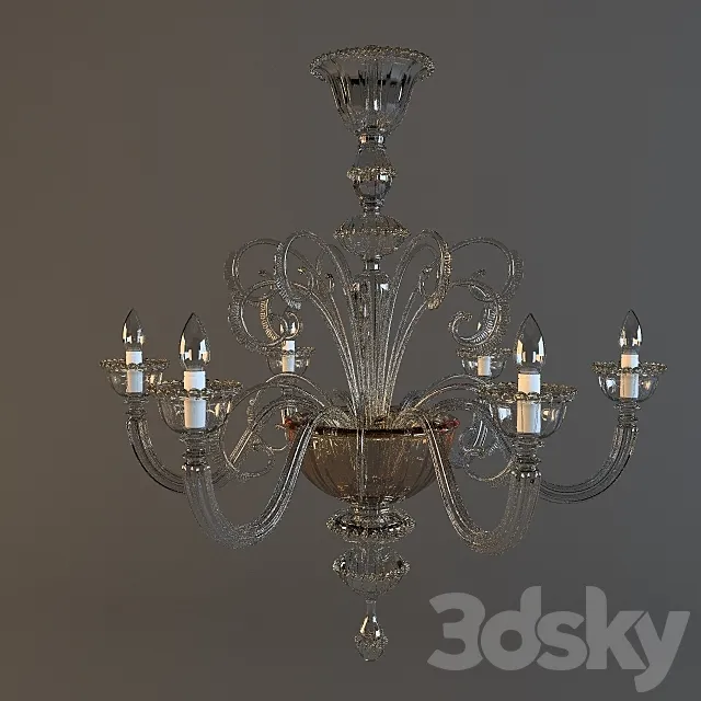 chandelier deMajo 3D Model chandelier deMajo 3D Model