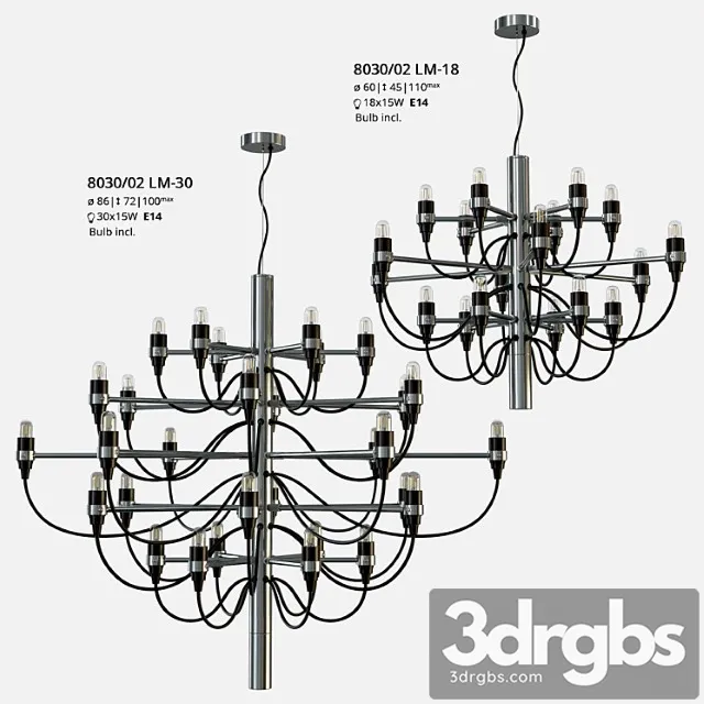 Chandelier Divinare Molto 3D Model Download