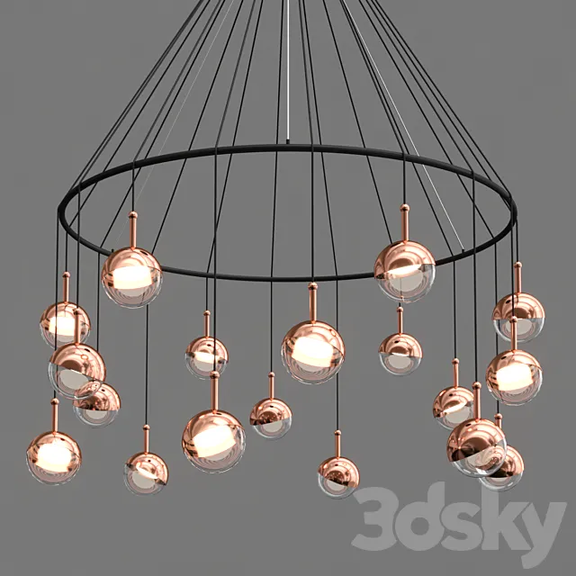 Chandelier Dora P12 3D Model Chandelier Dora P12 3D Model