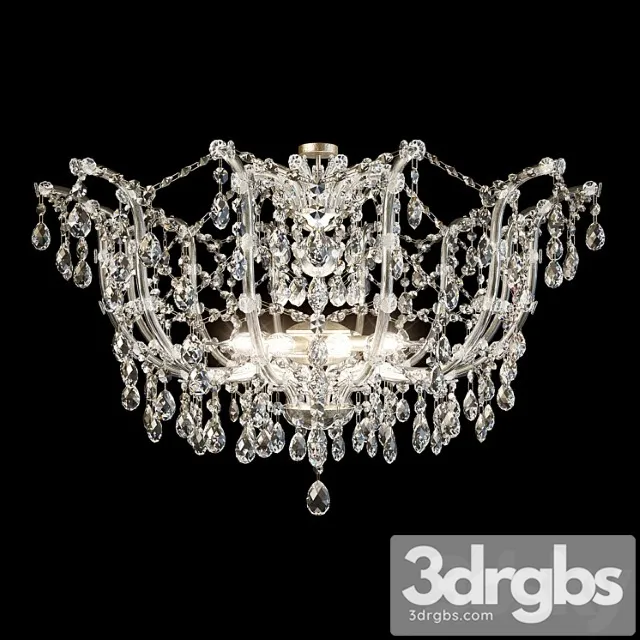Chandelier due effe 8 lamp 3D Model Download