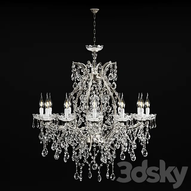 Chandelier DUE EFFE BIG 3D Model