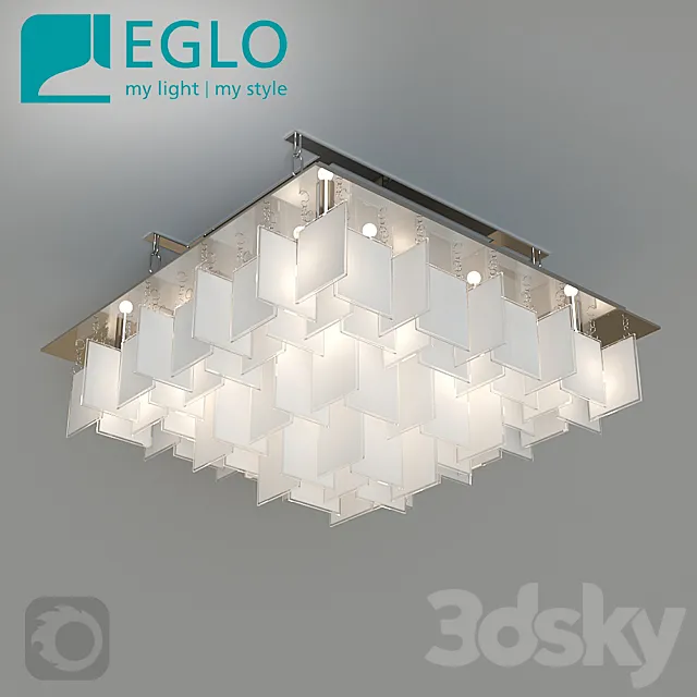 Chandelier Eglo Condrada 1 92813. 3DModel