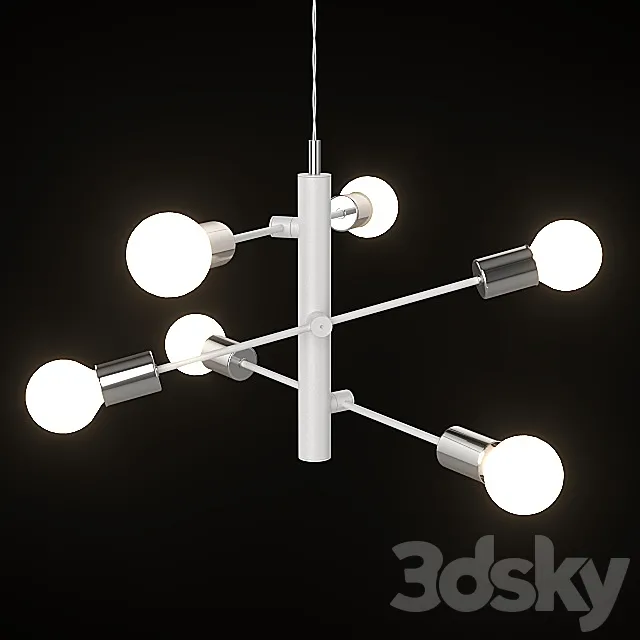 Chandelier Eglo Gradoli 98016. 3DModel
