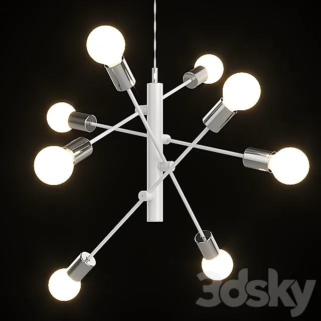 Chandelier Eglo Gradoli 98017. 3DModel