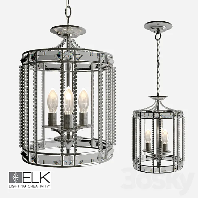 Chandelier ELK aubree 3DModel Chandelier ELK aubree 3DModel