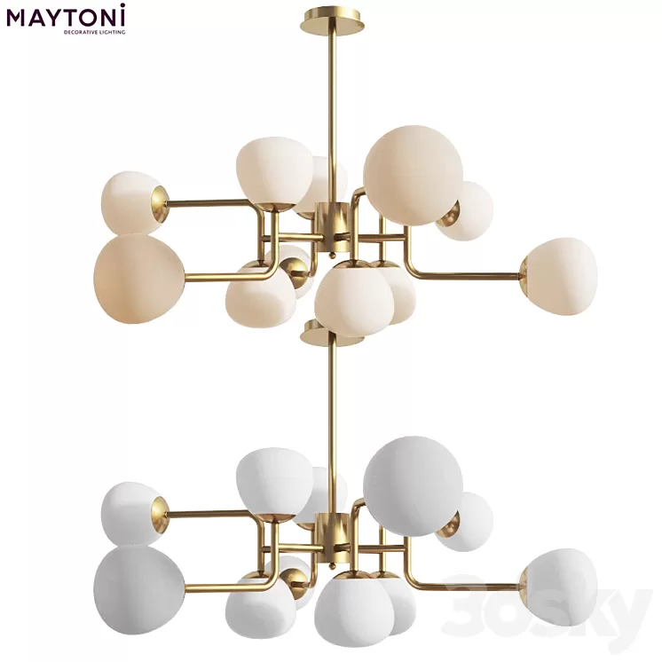 Chandelier Erich Maytoni 3D Model Chandelier Erich Maytoni 3D Model