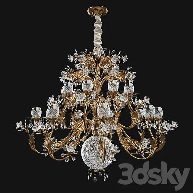 Chandelier Eurolampart Clarissa 3DModel