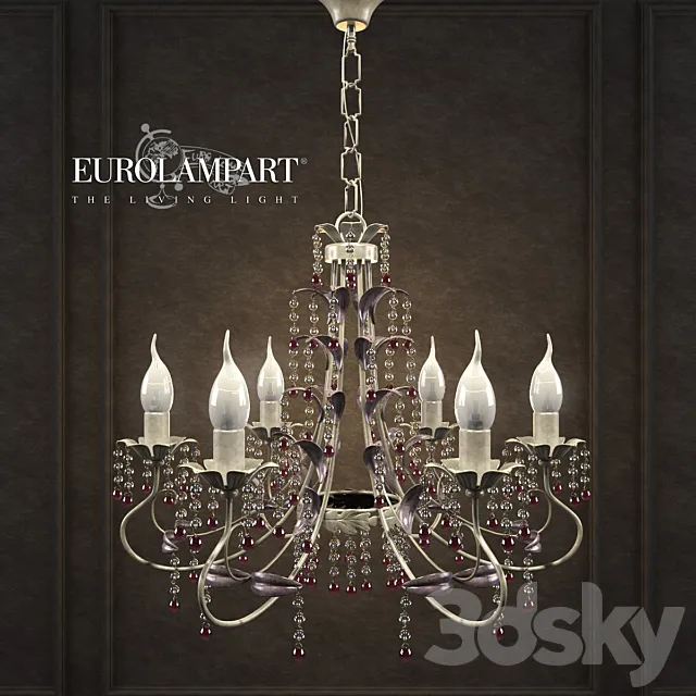 Chandelier Eurolampart Malva 3DModel Chandelier Eurolampart Malva 3DModel