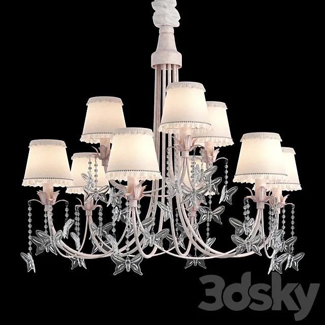 Chandelier Eurolampart Mia 3D Model