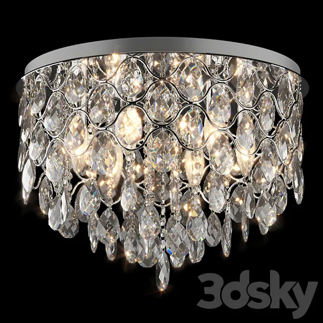Chandelier EUROSVET 3322 _ 6L Strotskis 3DModel