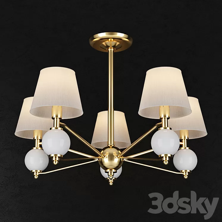 Chandelier Eurosvet Luna 70061/5 3D Model