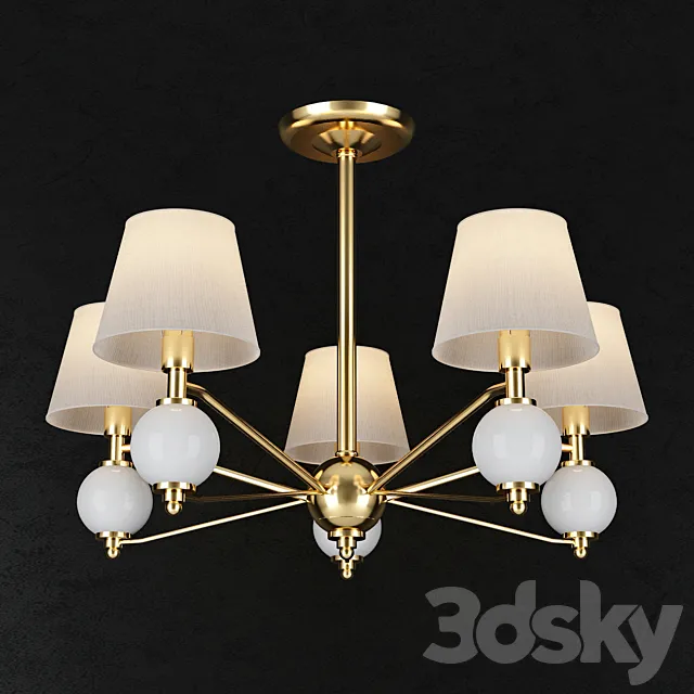 Chandelier Eurosvet Luna 70061_5 3DModel