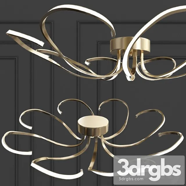 Chandelier evrosvet 90096-8 gold 3D Model Download