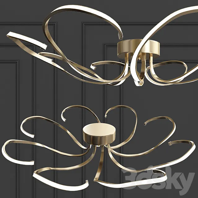 Chandelier Evrosvet 90096-8 gold 3DModel