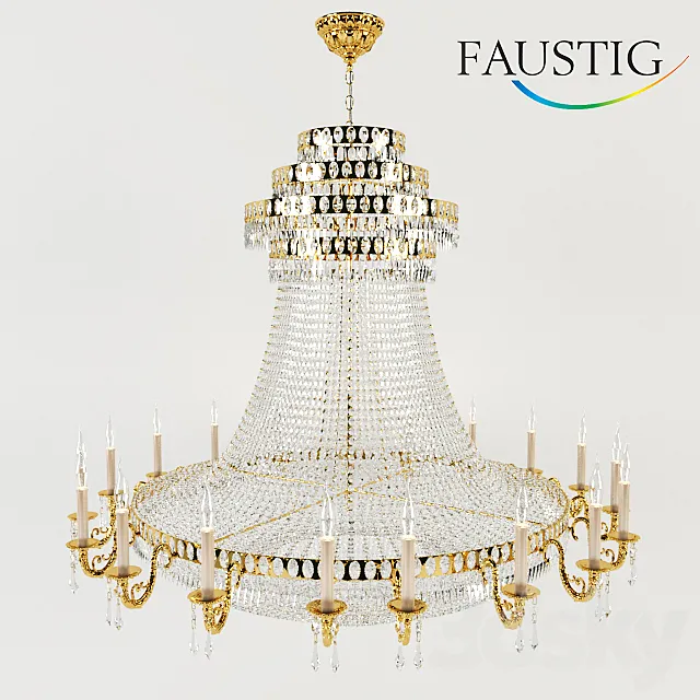 Chandelier Faustig 3D Model Chandelier Faustig 3D Model