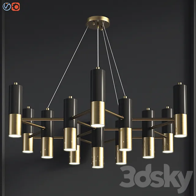 Chandelier Favorite 1600-13P Ultra – Favorite 3D Model