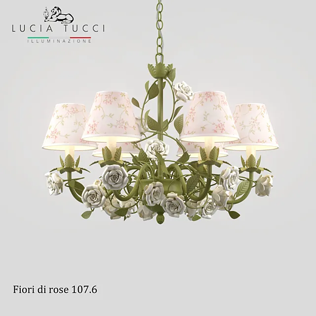 Chandelier Fiori di rose 107.6 3DModel Chandelier Fiori di rose 107.6 3DModel