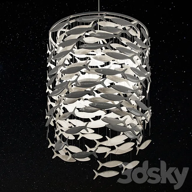 chandelier Fish_Chandelier 3DModel chandelier Fish_Chandelier 3DModel
