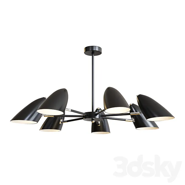 Chandelier Freya Aida FR5852-CL-07-B 3DModel