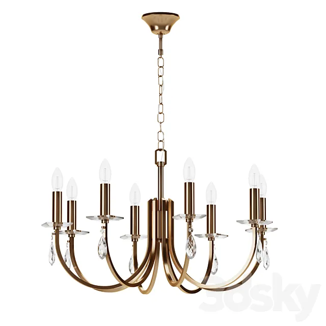 Chandelier Freya Forte 3D Model Chandelier Freya Forte 3D Model