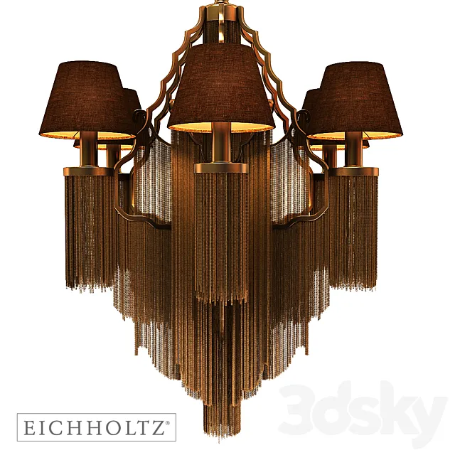 Chandelier Fringe S Eichholtz 3D Model Chandelier Fringe S Eichholtz 3D Model