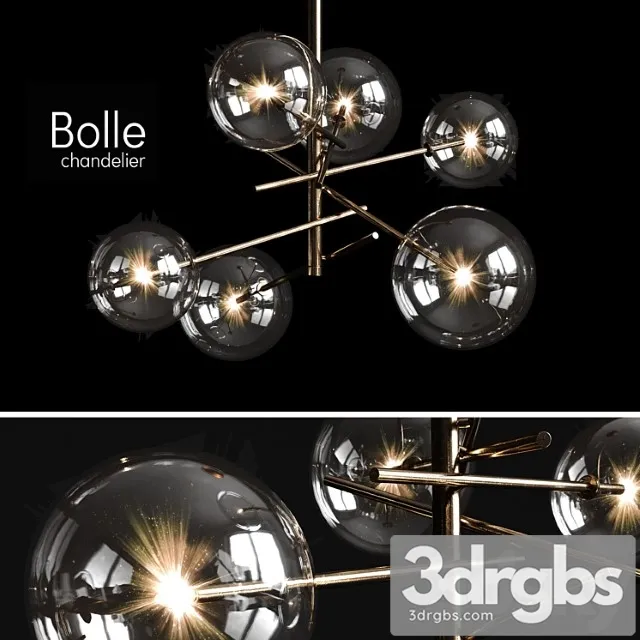 Chandelier Gallotti Radice Bolle 6 Lights 3D Model Download