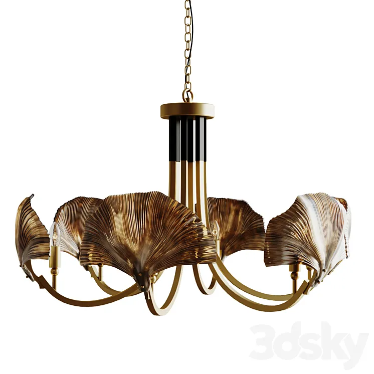 Chandelier Ginkgo 3D Model Free Download