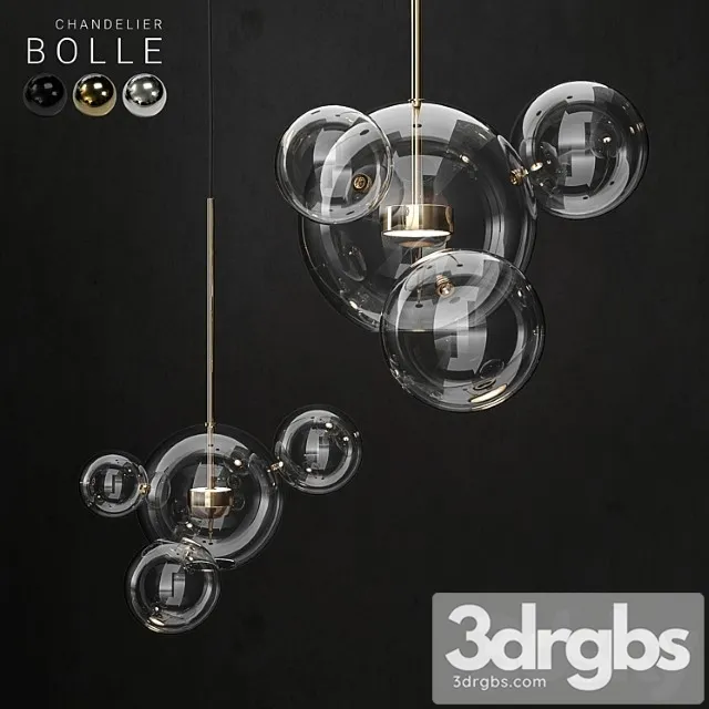 Chandelier Giopato Coombes Bolle 4 Lights 3D Model Download