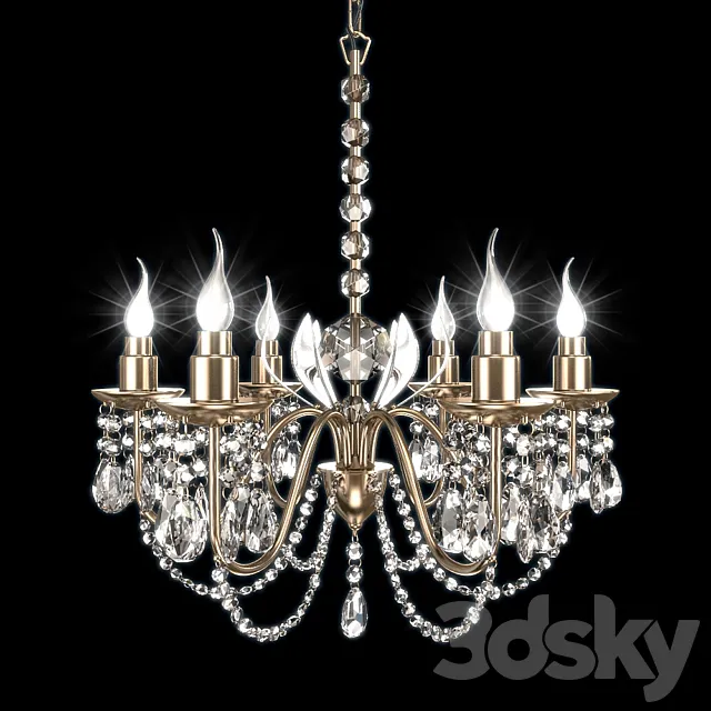 Chandelier Gloria M214-Z 3D Model Chandelier Gloria M214-Z 3D Model