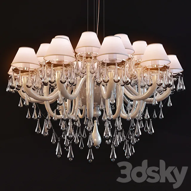 Chandelier Goutte De Majo 3DModel Chandelier Goutte De Majo 3DModel