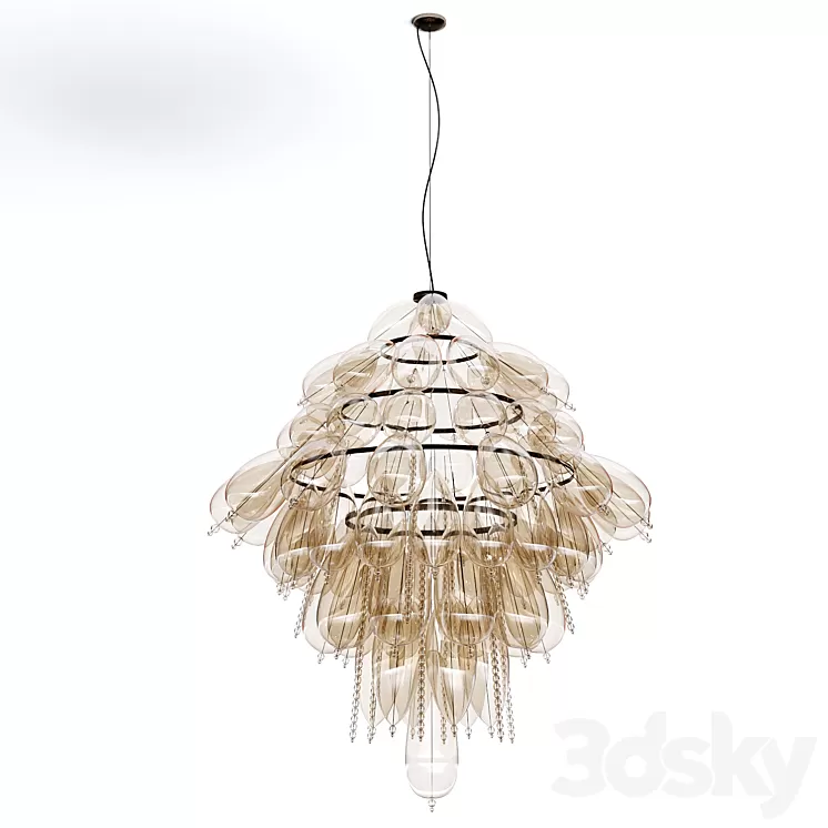 chandelier grapeflut by italamp 3D Model Free Download