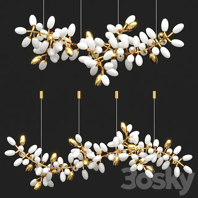 Chandelier Grapes 3D Model Chandelier Grapes 3D Model