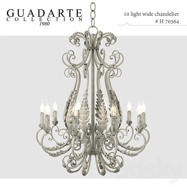 Chandelier Guadarte 3D Model Chandelier Guadarte 3D Model