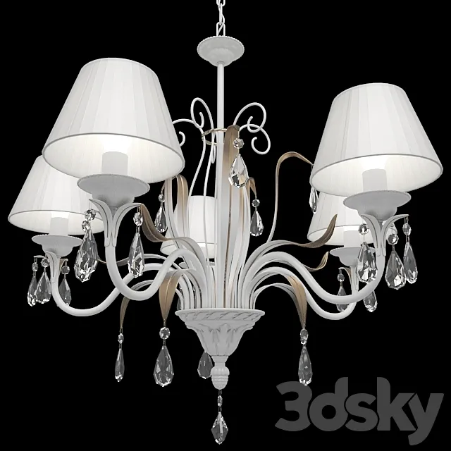 Chandelier hanging 10002-5L Aurora 3D Model